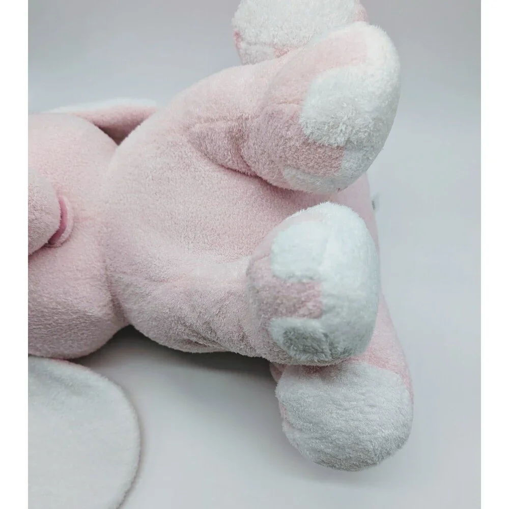 Pink Plush Terry Cloth Elephant Stuffed Animal 15” Girl Burton + Burton